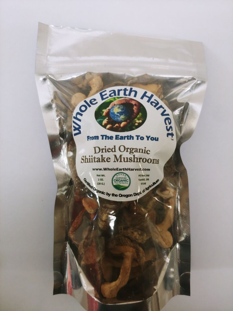 Organic Dried Shiitake Mushrooms | Whole Earth Harvest