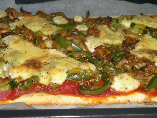 Chorizo Shiitake Pizza